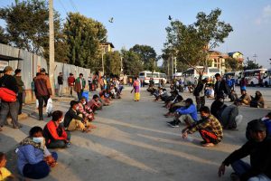 प्याकेट वा निश्चित स्थान पहिचान गरी खाना वितरण गर्ने अभियन्ता र काठमाडौं महानगरपालिकाबीच सहमति