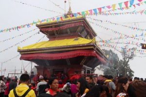 दुप्चेश्वर मन्दिर परिसरमा आश्रमस्थल तथा प्रशासनिक भवन निर्माण