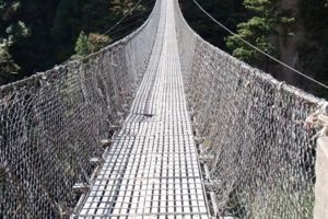 ११ वटा झोलुङ्गे पुलको निर्माण सम्पन्न