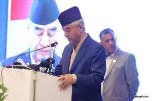 गठबन्धनका उम्मेदवारलाई जिताउने गरी चुनावमा खटिनका लागि देउवाको निर्देशन