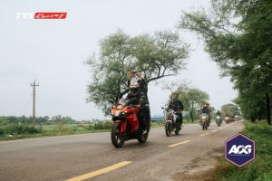 विराटनगरमा ३५ जना राइडर्सका साथमा टीभीएसको एओजी राइड
