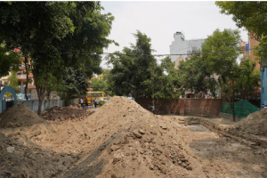 वडा कार्यालयको जग खन्दा अनामनगरमा तनाव