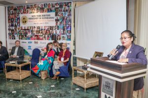 साहित्यको माध्यमबाट महिला, बालबालिका  तथा विश्व वातावरण संरक्षणको पक्षमा काम गर्न सकिन्छ : मन्त्री चौधरी