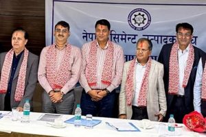सिमेन्ट उत्पादक संघको नयाँ कार्यसमिती चयन, अध्यक्षमा रघु नन्दन मारु, महासचिवमा राजाराम खड्का