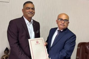 नेपालका लागि युगान्डाको अवैतनिक वाणिज्य दूतमा विनय उपाध्याय नियुक्त