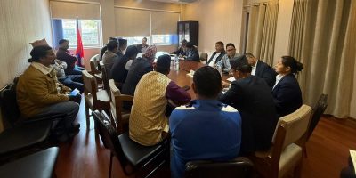 सहकारी पीडितसँग मन्त्री रावलको प्रत्यक्ष छलफल