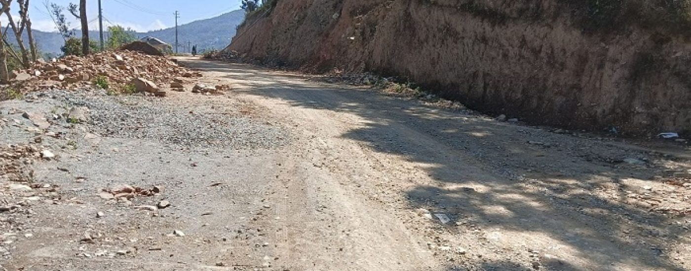 सेलेघाट–रामेछाप–साँघुटार सडक निर्माण कछुवा गतिमा