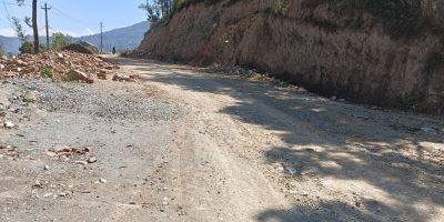 सेलेघाट–रामेछाप–साँघुटार सडक निर्माण कछुवा गतिमा