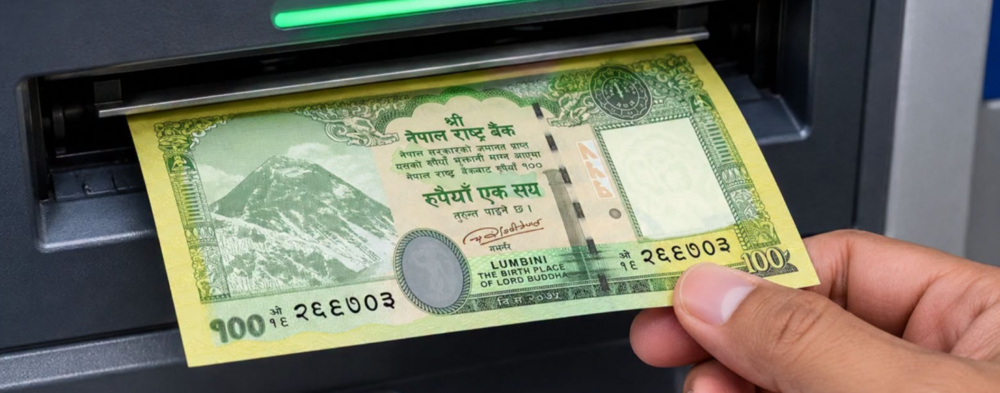 एटिएमबाटै १०० रुपैयाँका नयाँ नोट, दसैँमा सर्वसाधारणलाई सहज हुने अपेक्षा